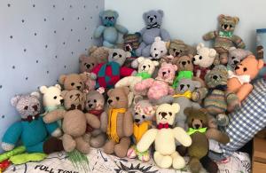 These Teddies have now gone to loving homes 